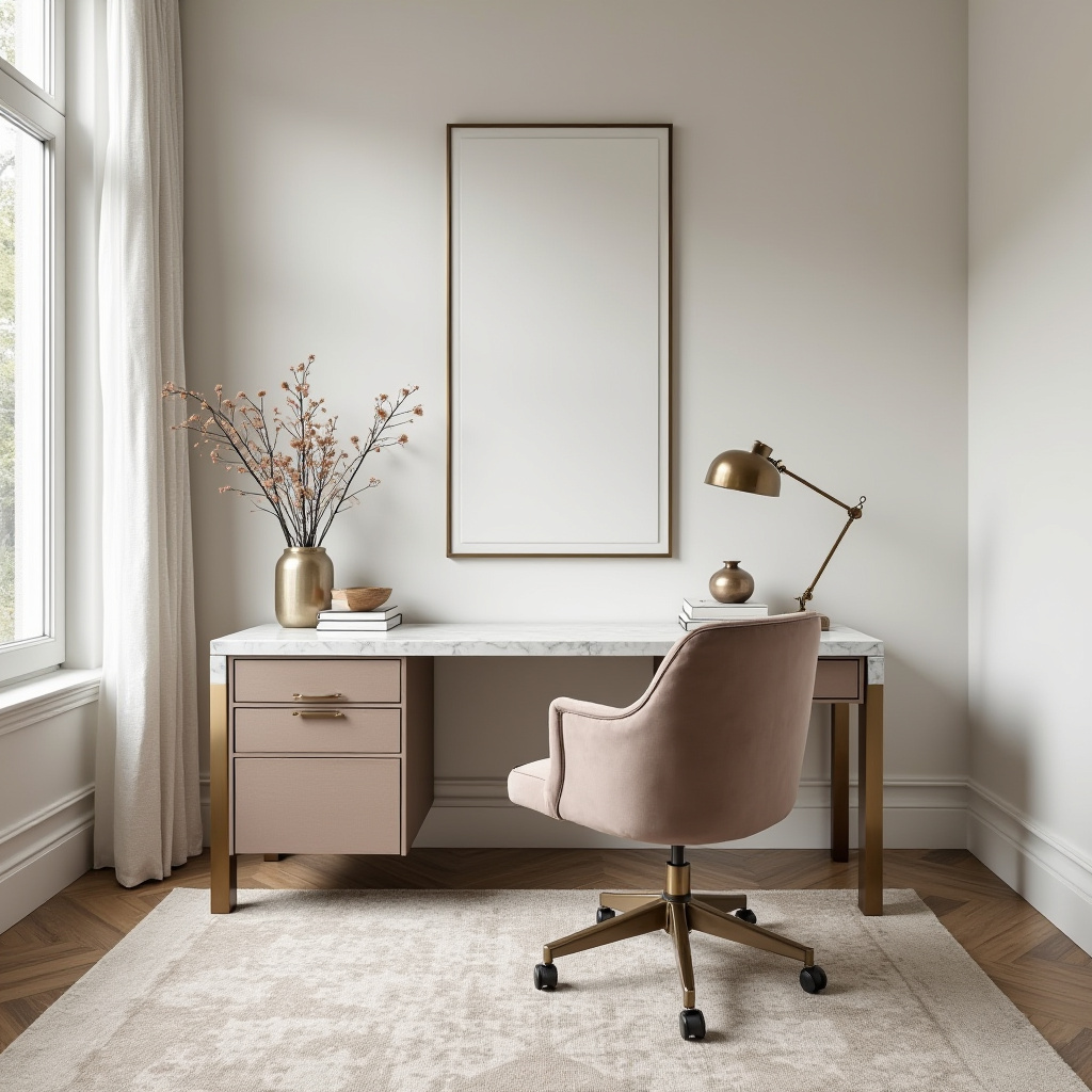 neutral home office 15