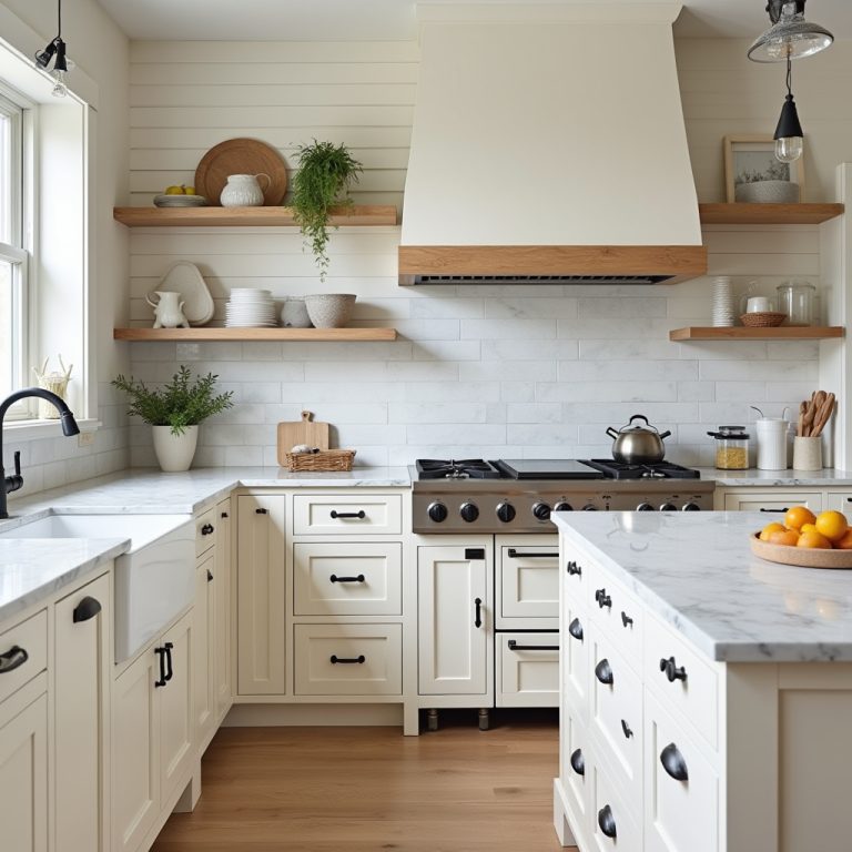 off white kitchen cabinets 1