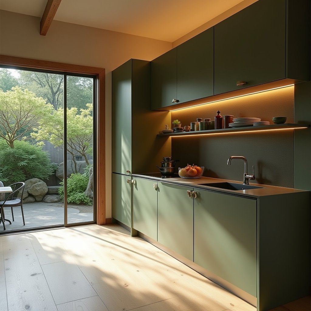 olive green kitchen 14