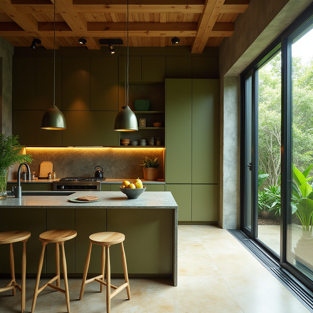 olive green kitchen 17