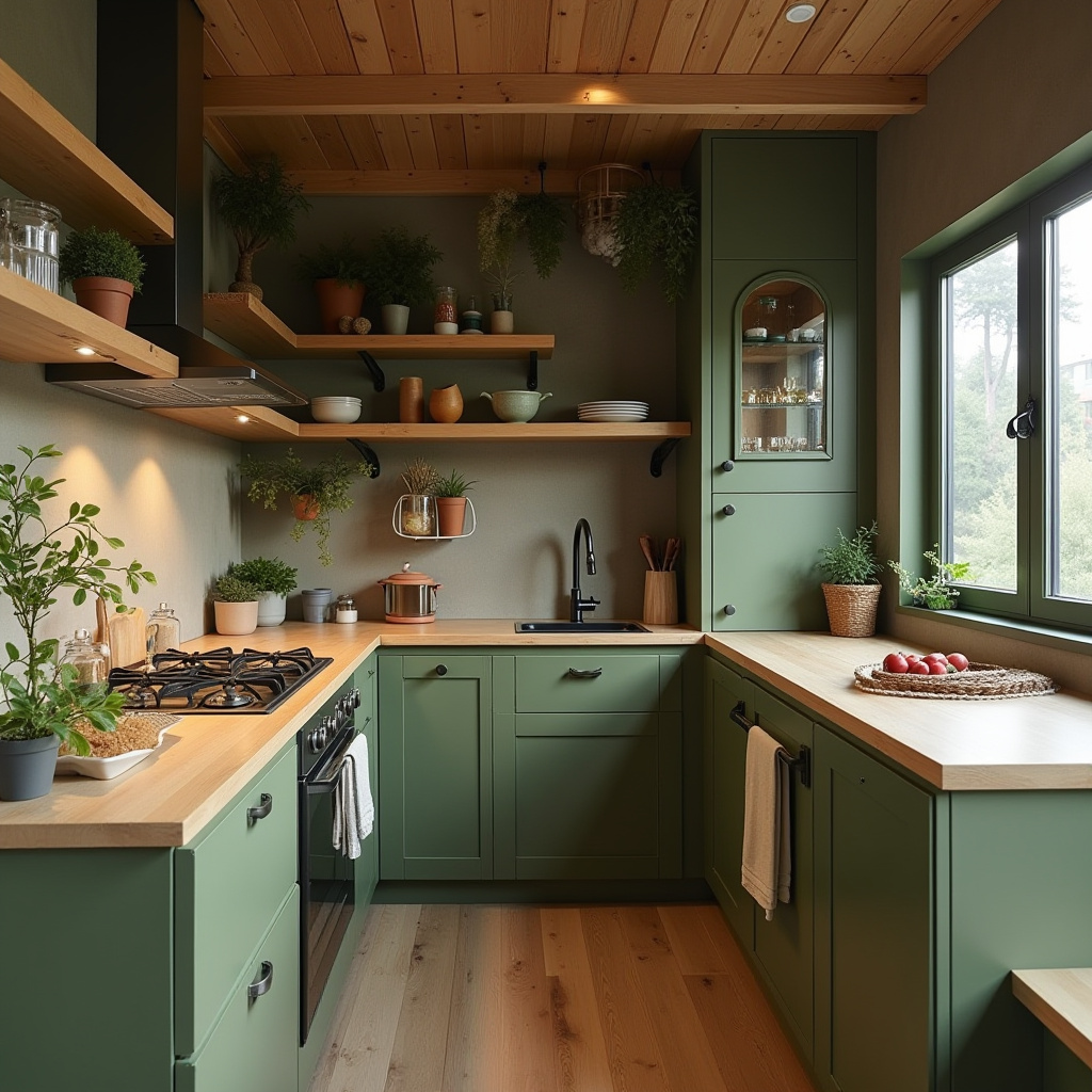 olive green kitchen 19