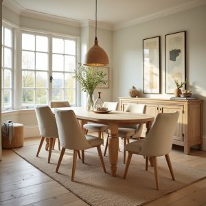 oval dining table 1