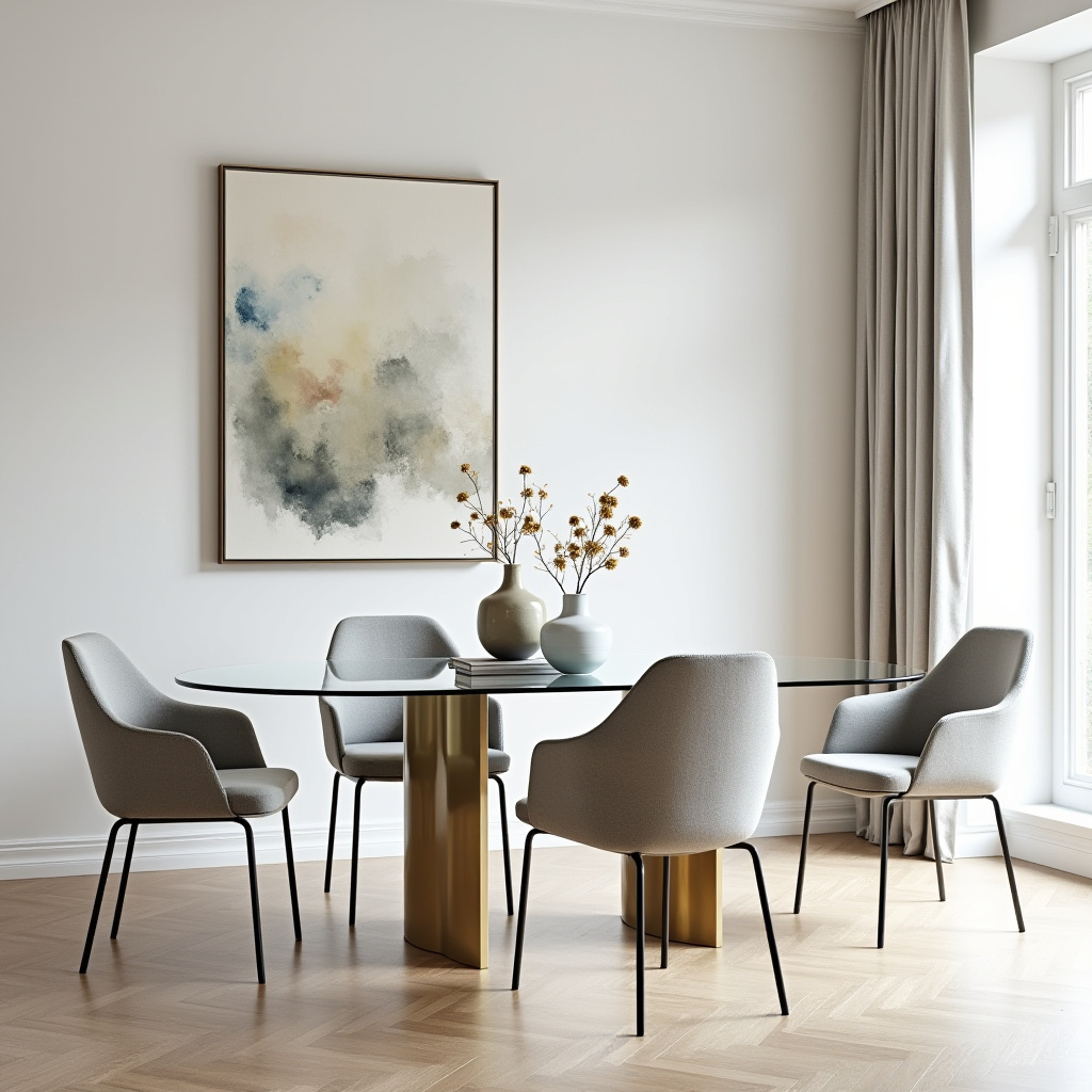 oval dining table 15