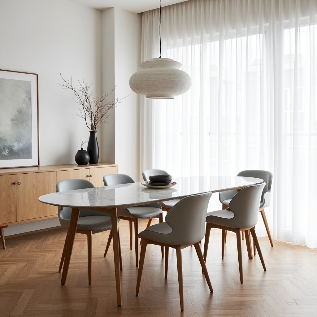 oval dining table 2