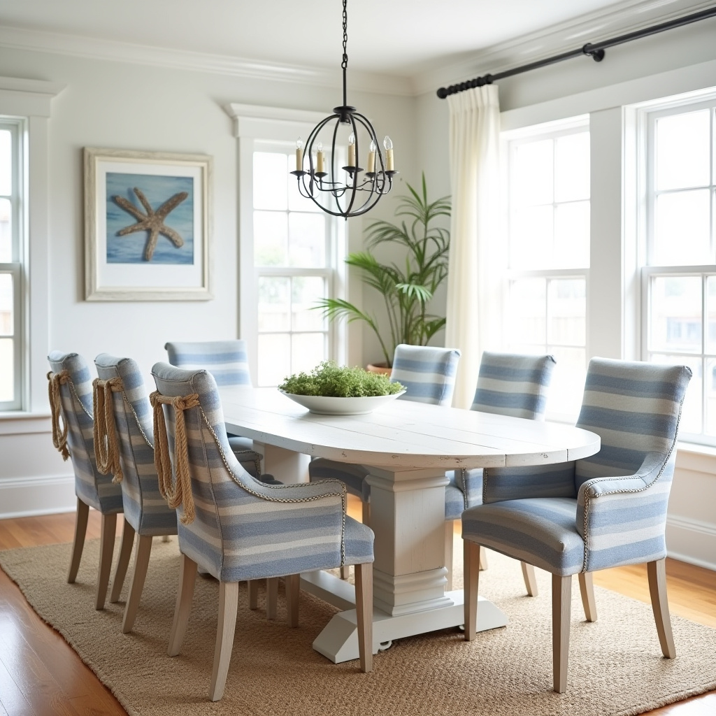 oval dining table 4
