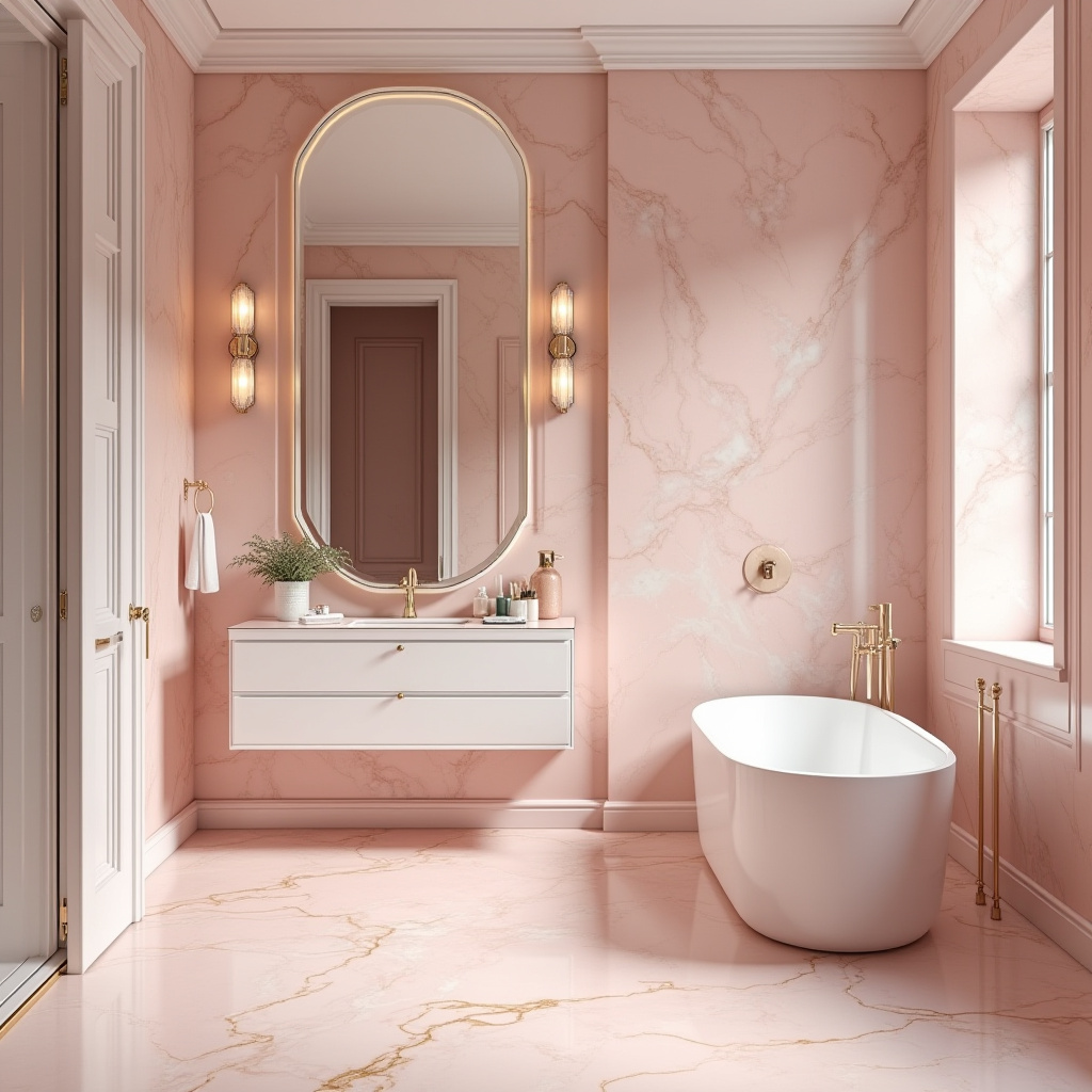 pink bathroom ideas 18