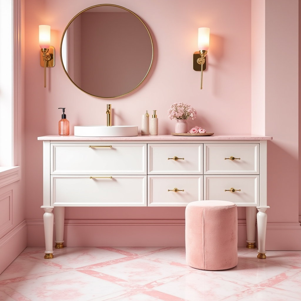 pink bathroom ideas 6