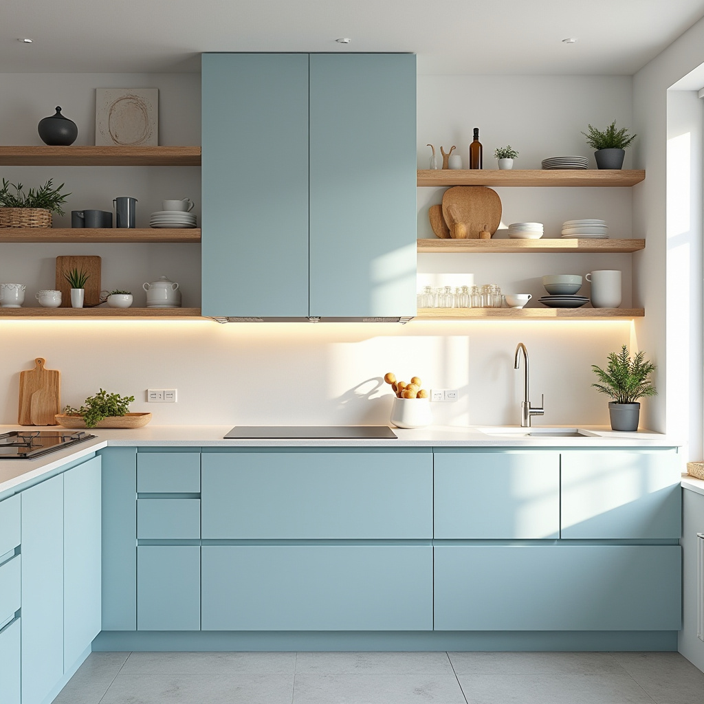 powder blue kitchen 1