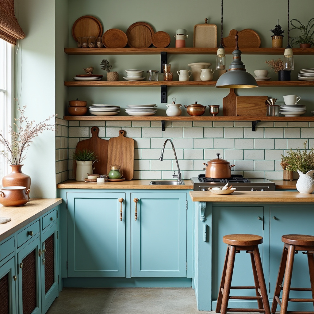 powder blue kitchen 11