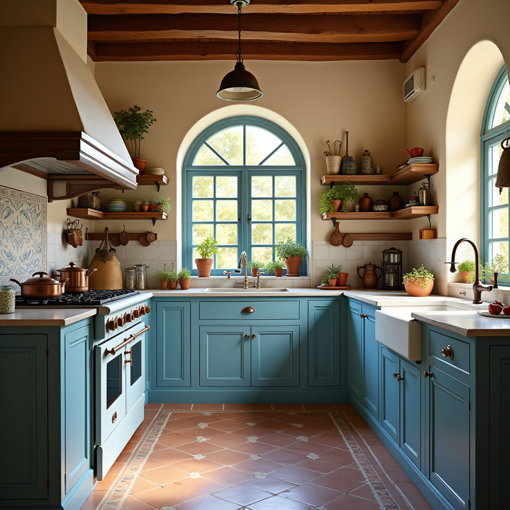 powder blue kitchen 15
