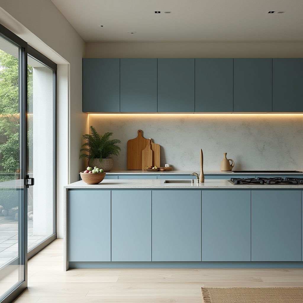 powder blue kitchen 16