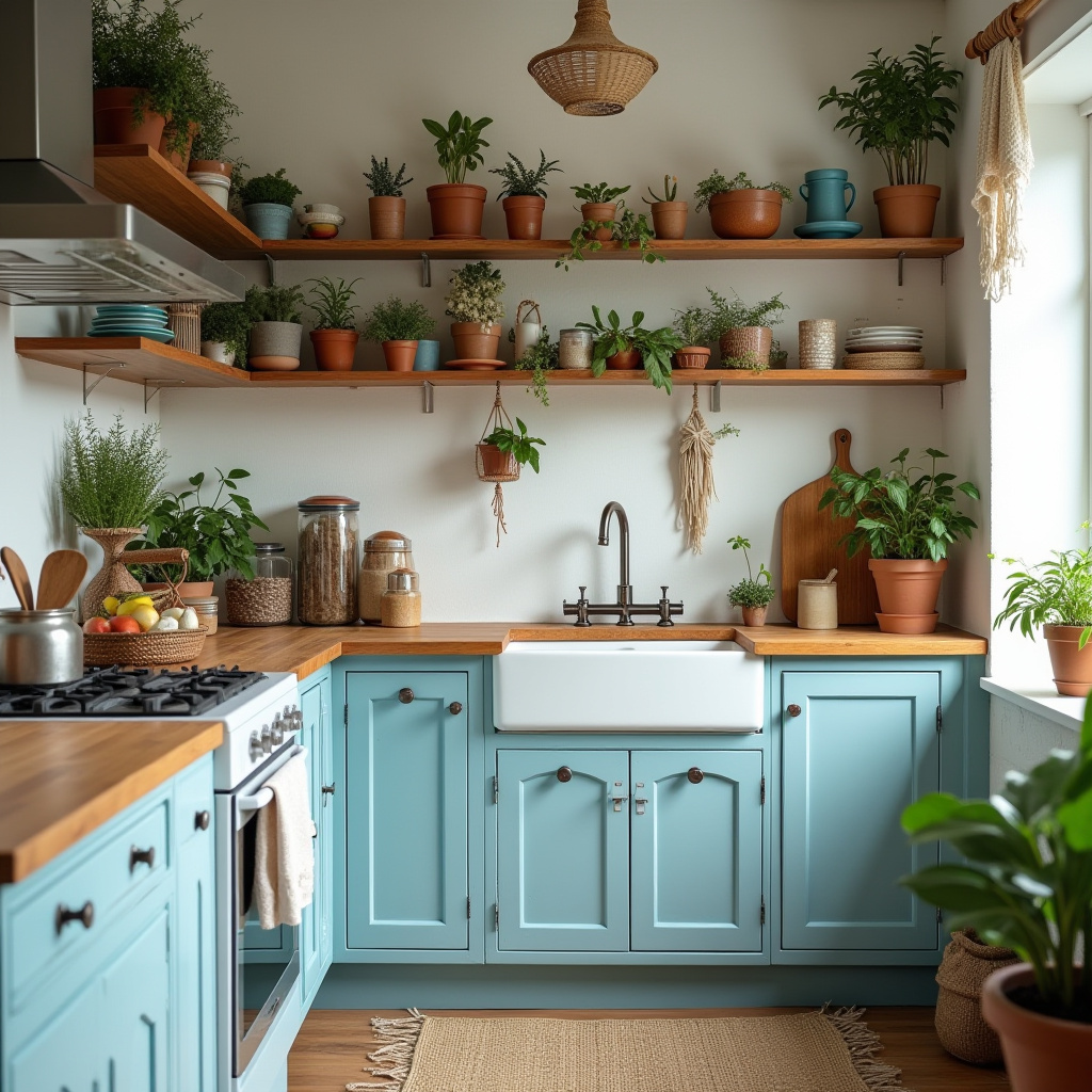 powder blue kitchen 18