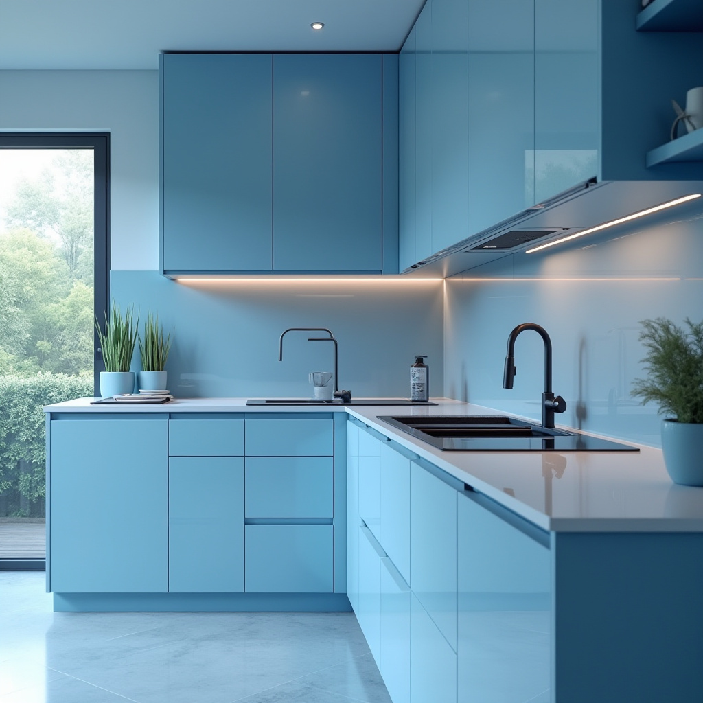 powder blue kitchen 20