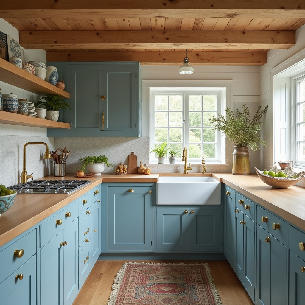 powder blue kitchen 3