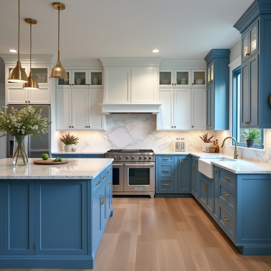 powder blue kitchen 6
