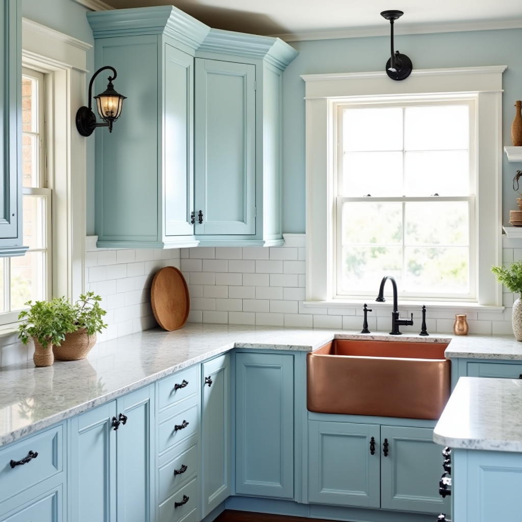 powder blue kitchen 8