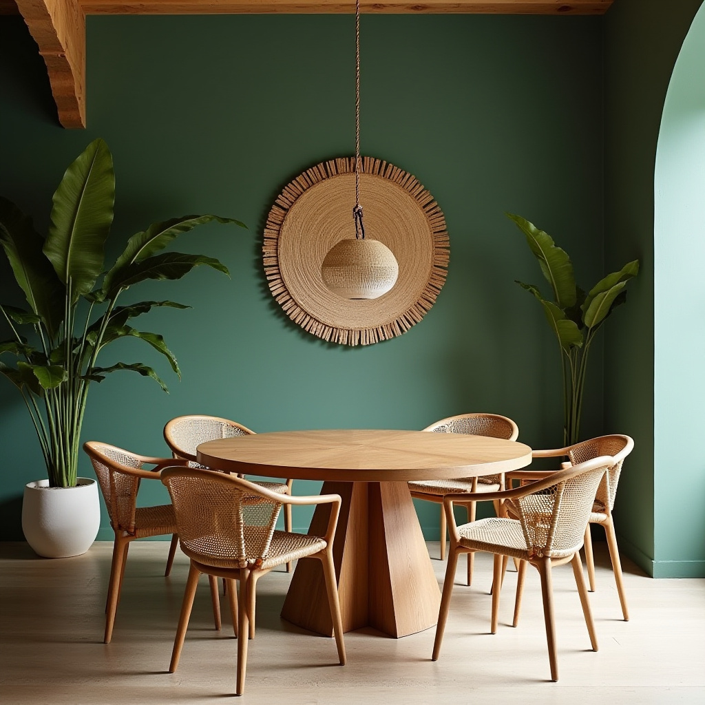 round table dining room 15