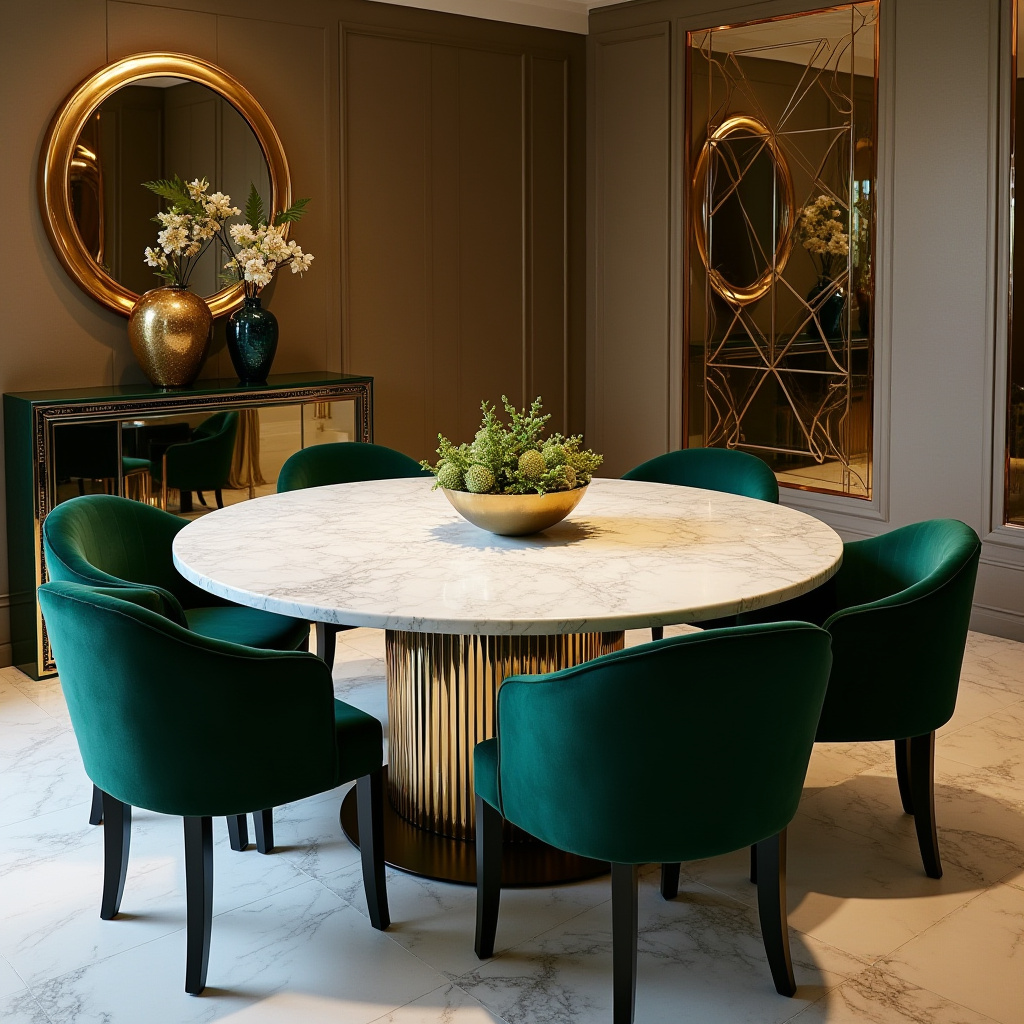 round table dining room 9
