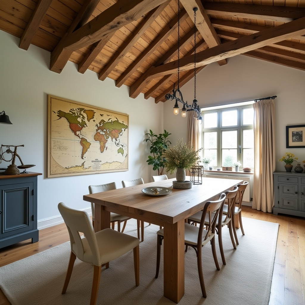 rustic farmhouse dining room 10