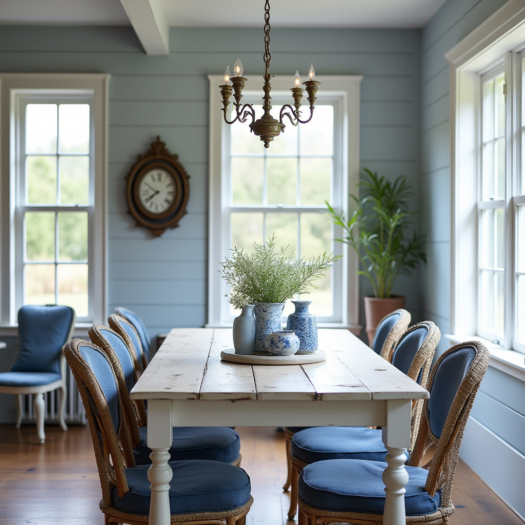 rustic farmhouse dining room 18