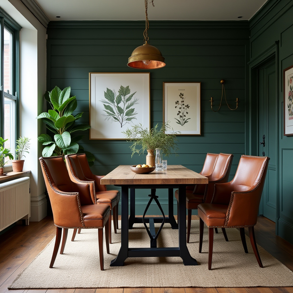 rustic farmhouse dining room 8