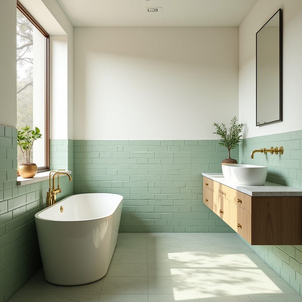 sage green bathroom ideas 1