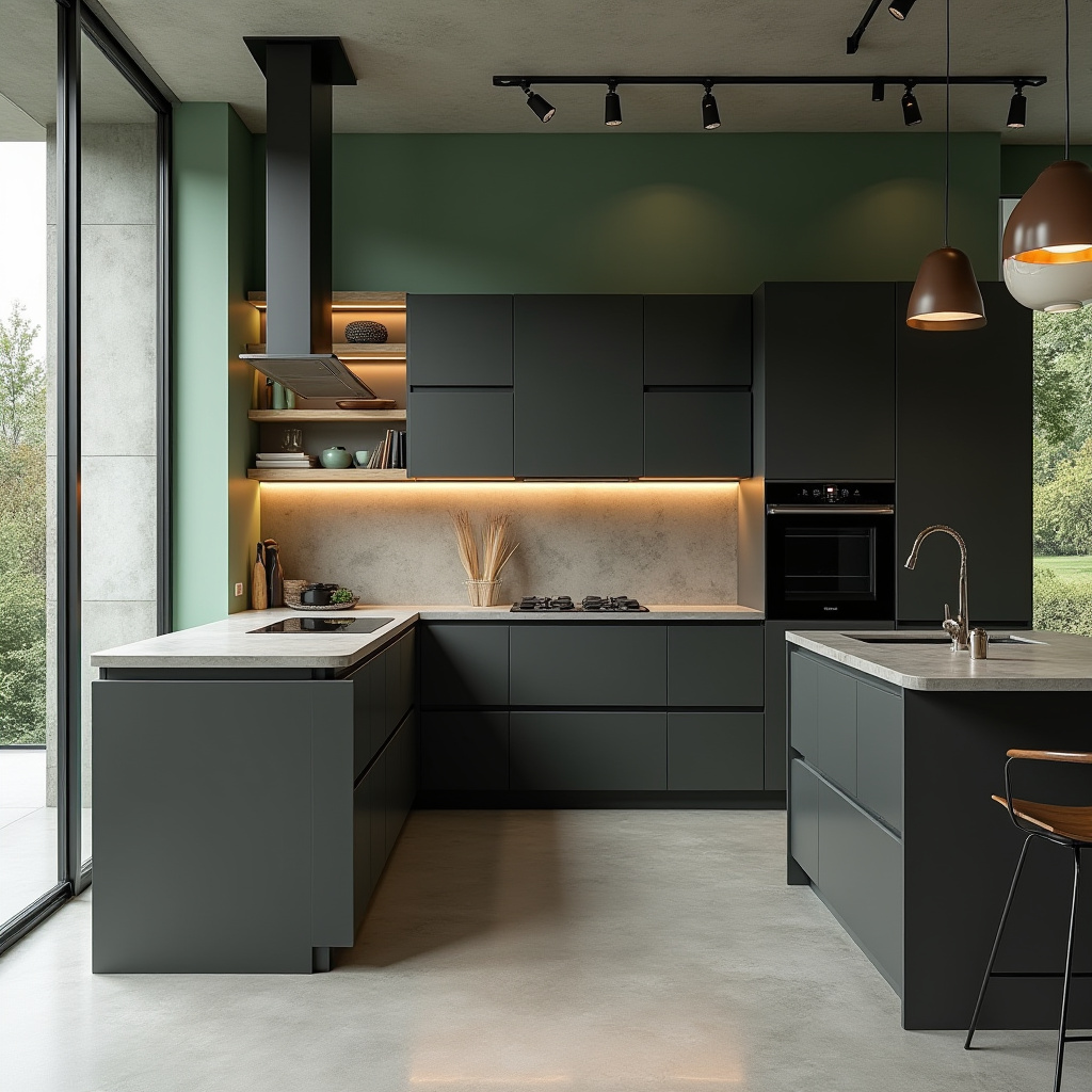 sage green kitchen walls 11