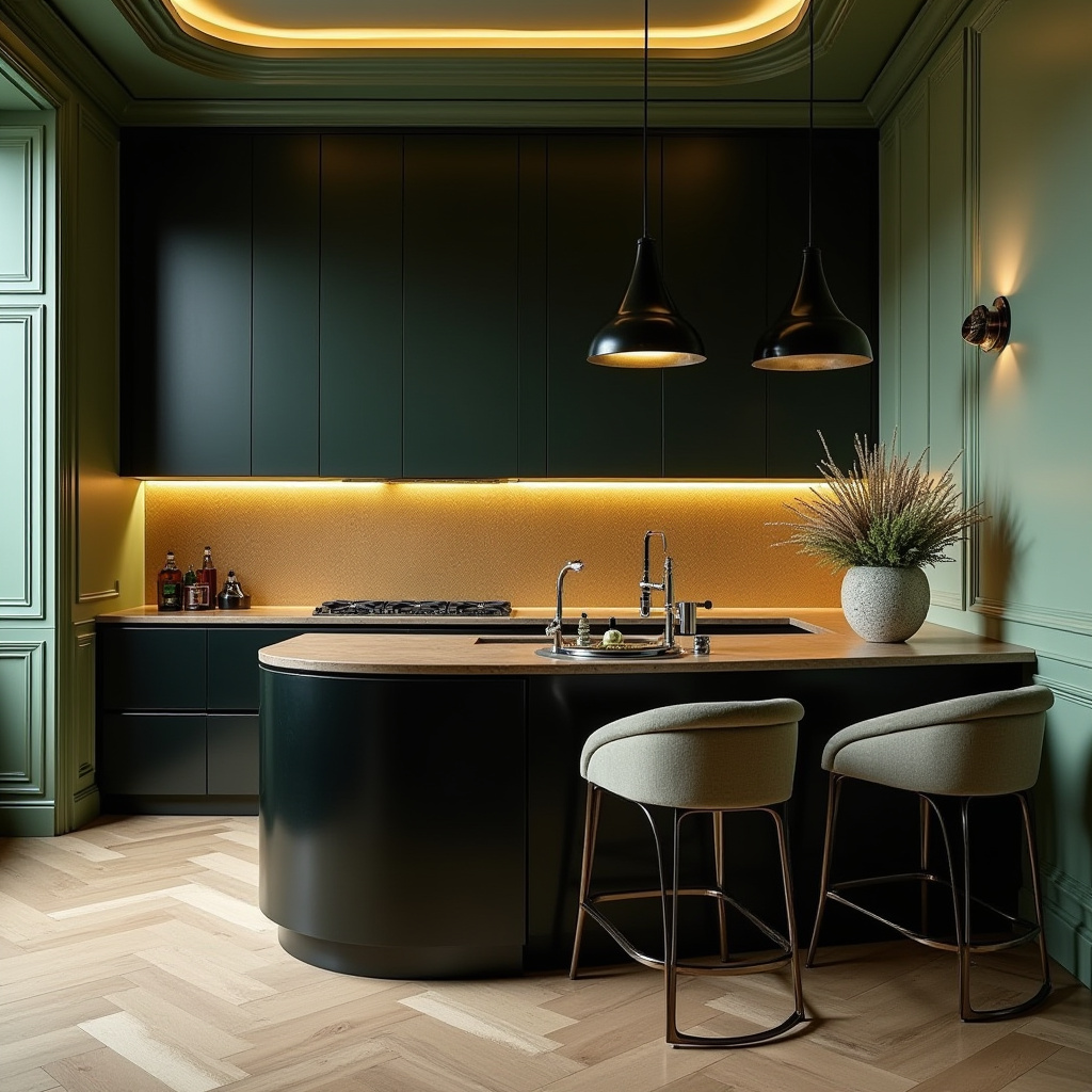 sage green kitchen walls 15