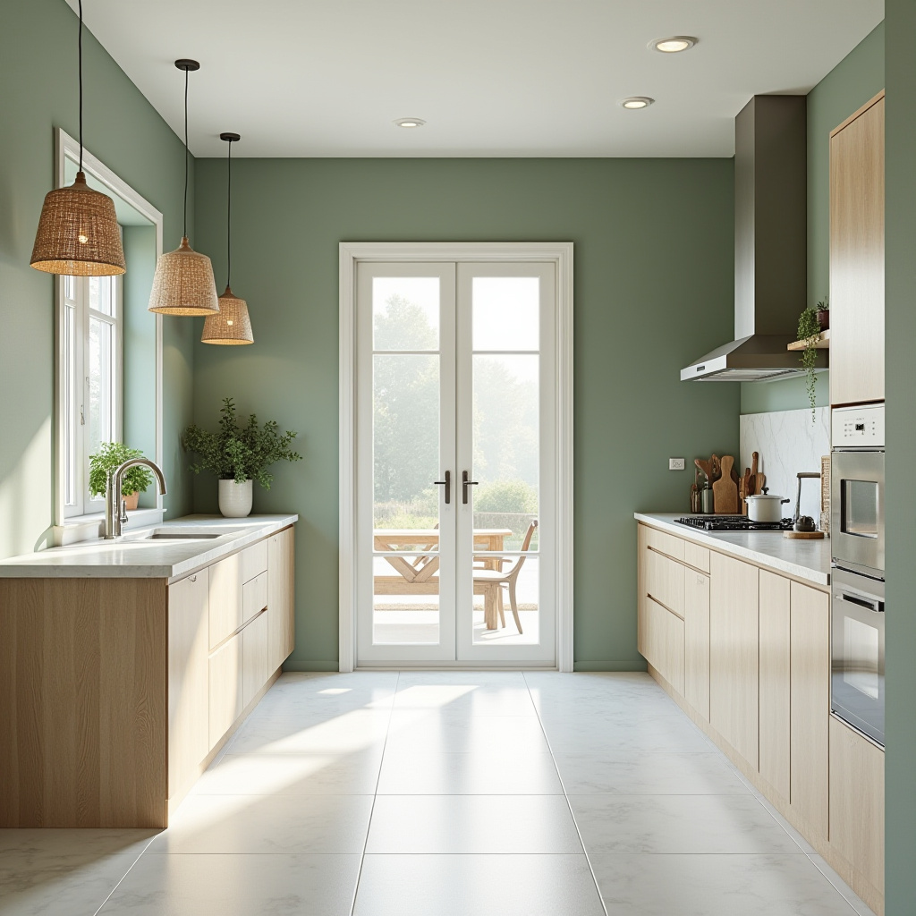 sage green kitchen walls 4