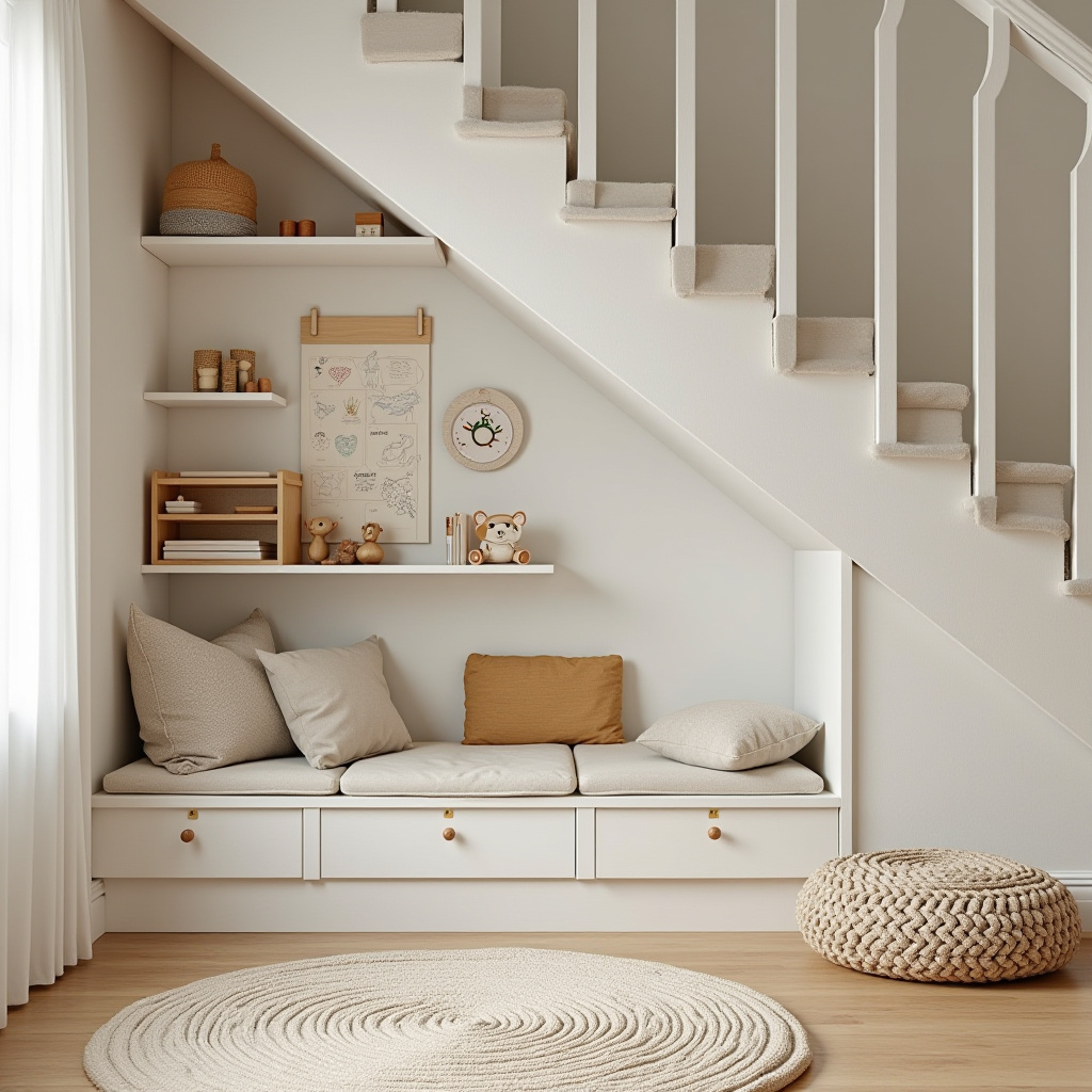 small space under stairs ideas 17