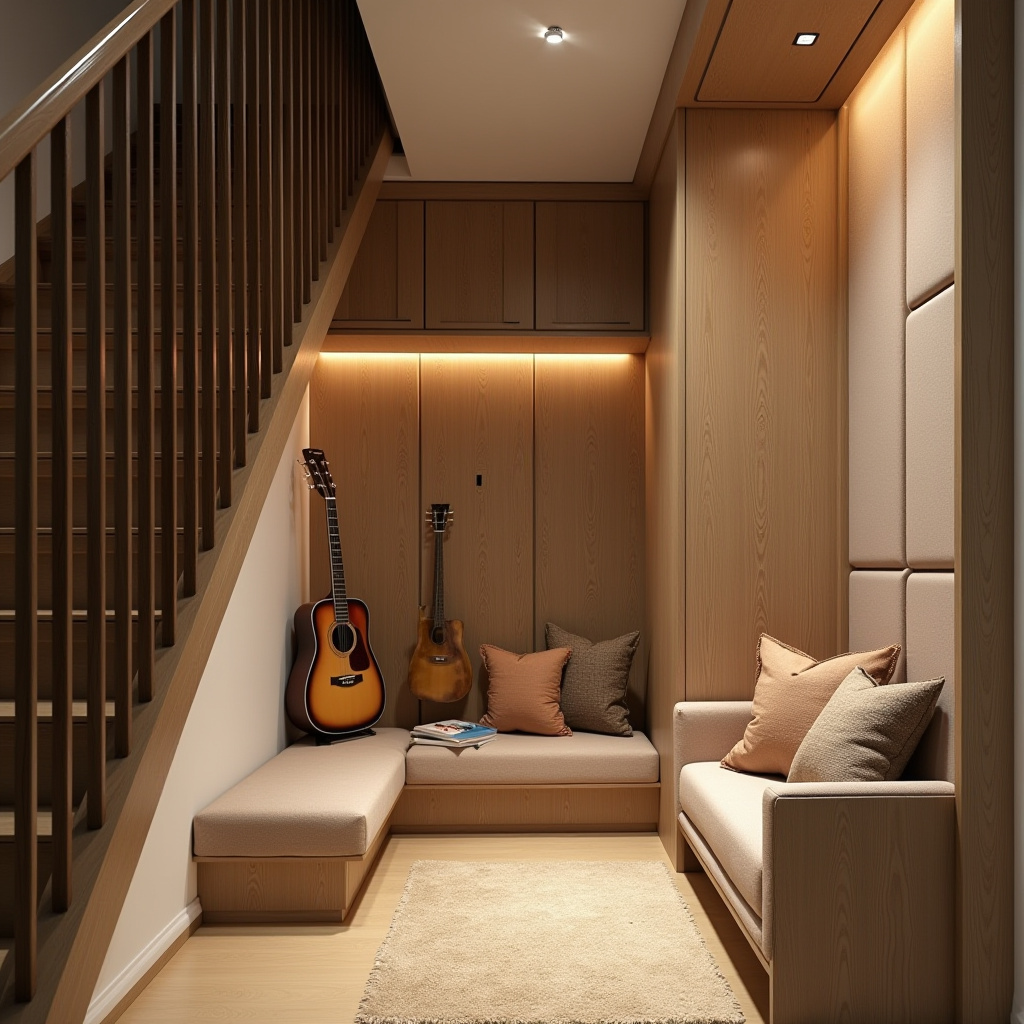 small space under stairs ideas 20