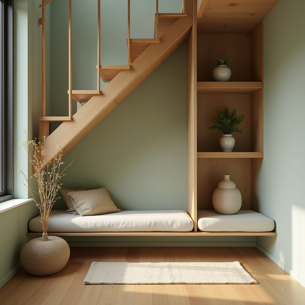 small space under stairs ideas 7