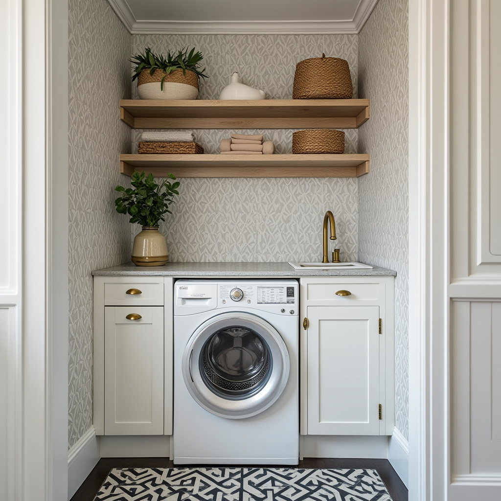 tiny laundry room ideas 16
