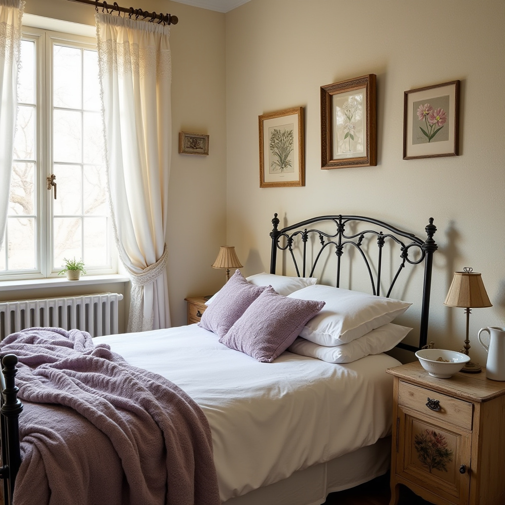 vintage cottage bedroom 1