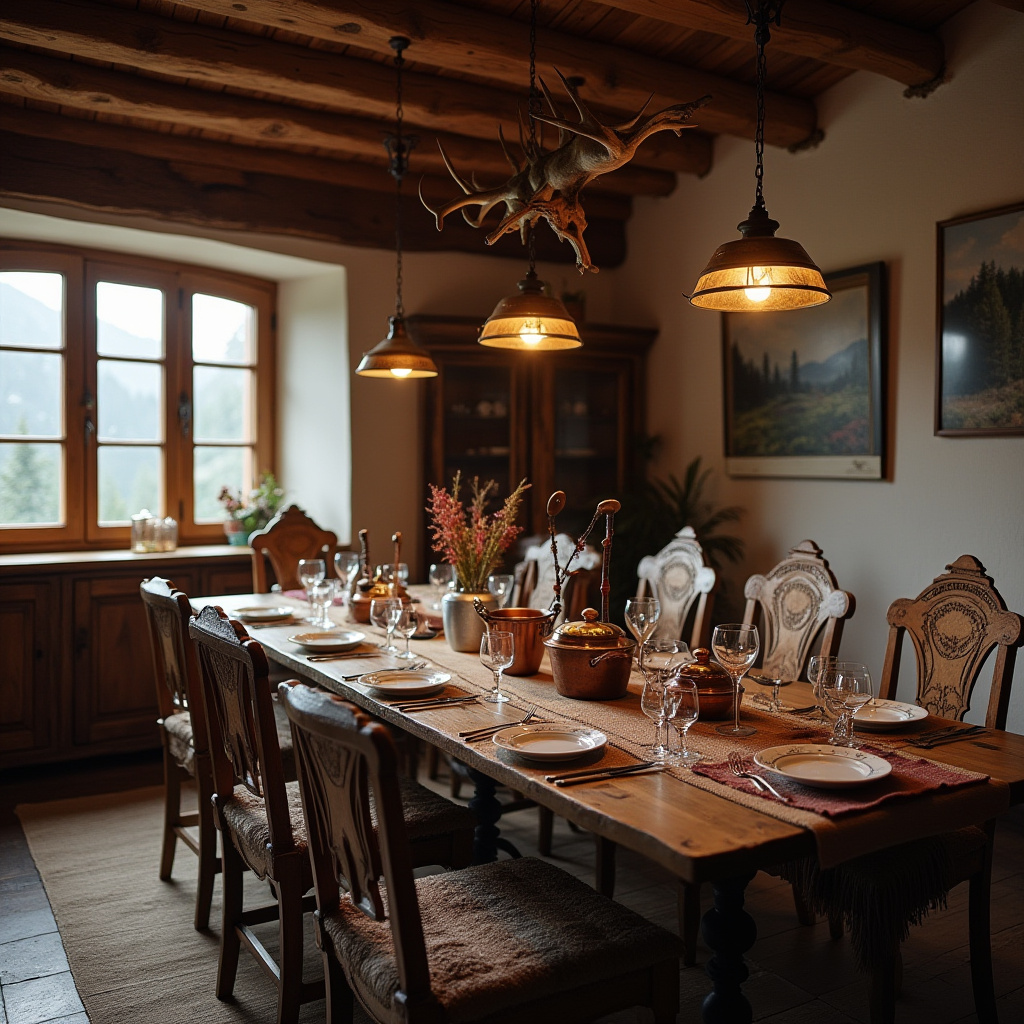 vintage dining room 18