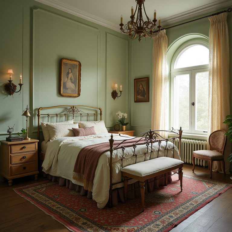 vintage eclectic bedroom 1