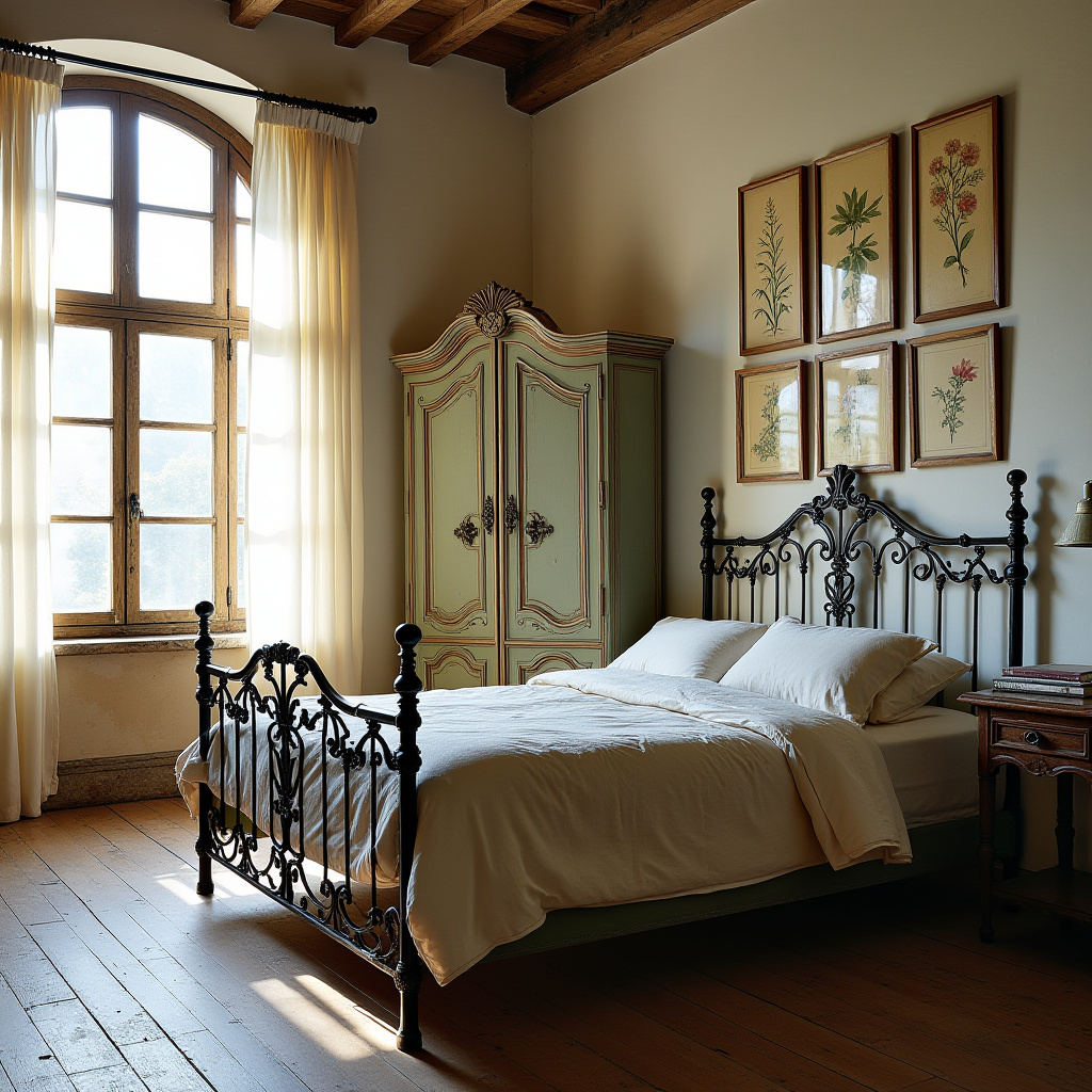 vintage eclectic bedroom 10