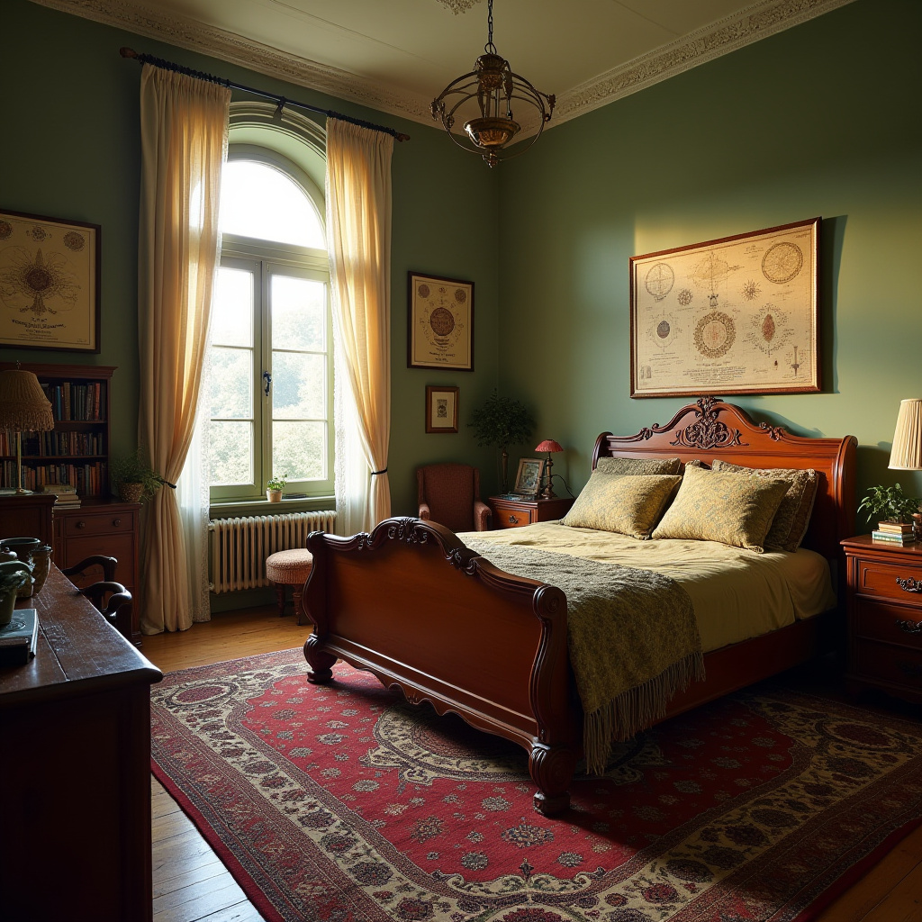 vintage eclectic bedroom 19