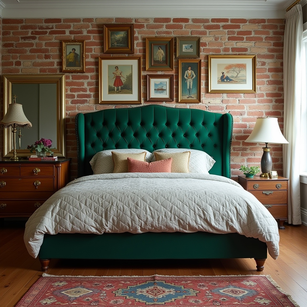 vintage eclectic bedroom 2