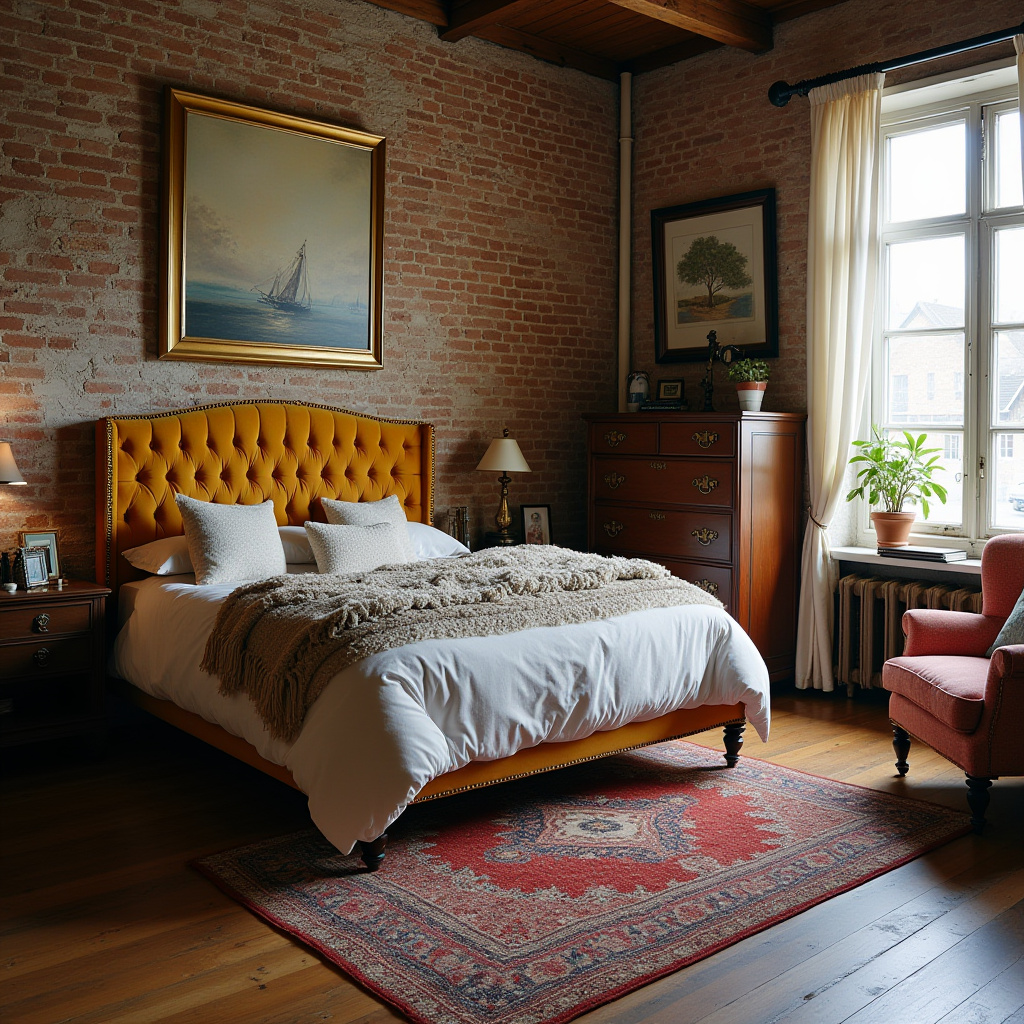 vintage eclectic bedroom 20
