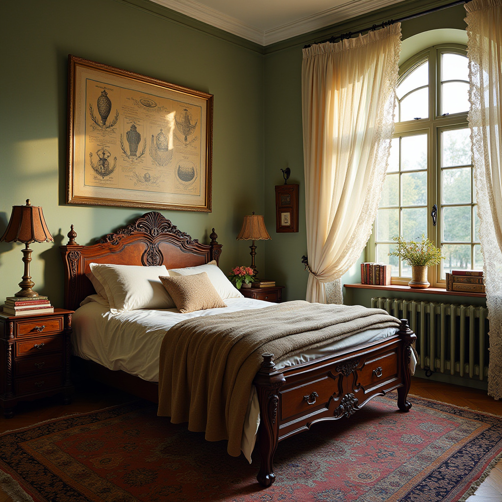 vintage eclectic bedroom 7