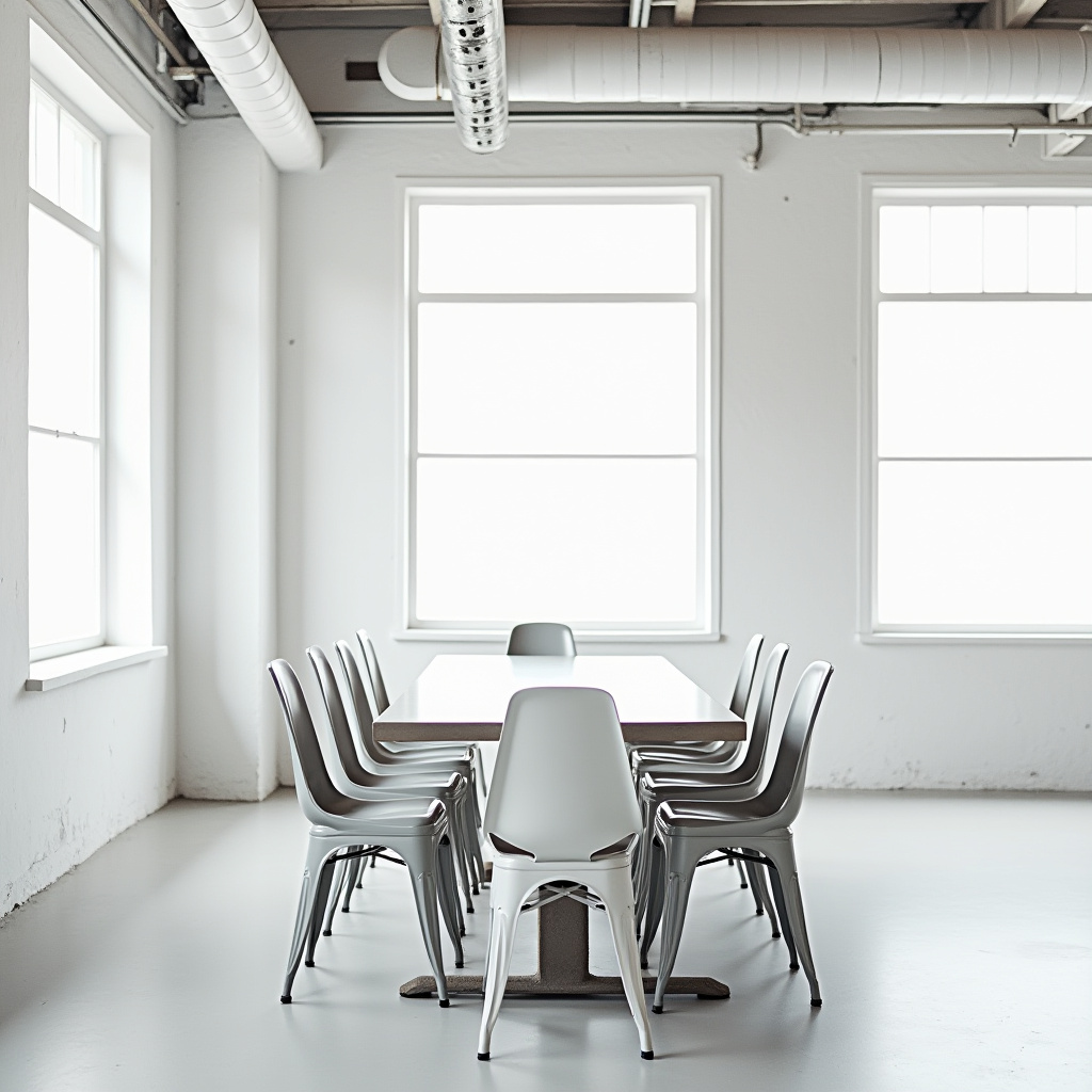 white dining room 10