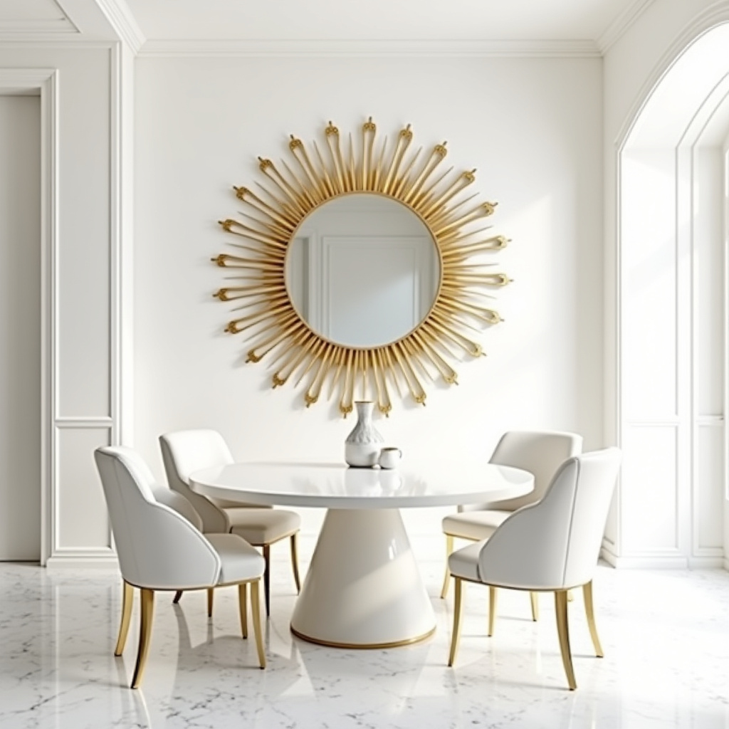 white dining room 12