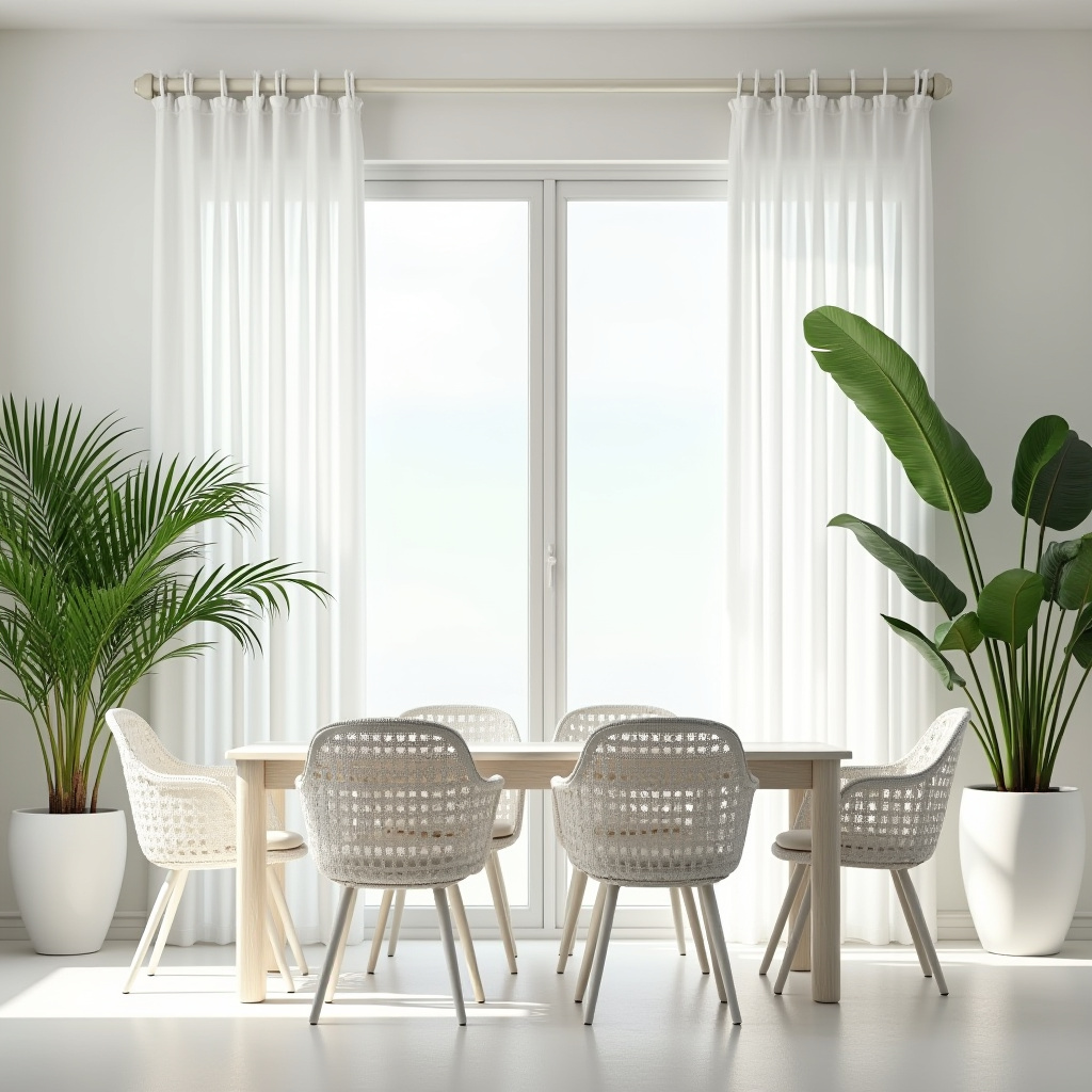 white dining room 18