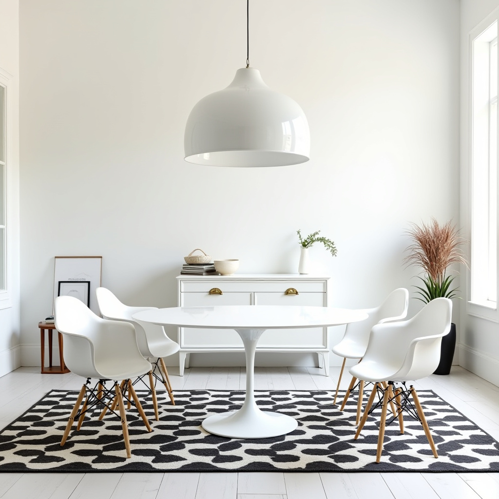 white dining room 8