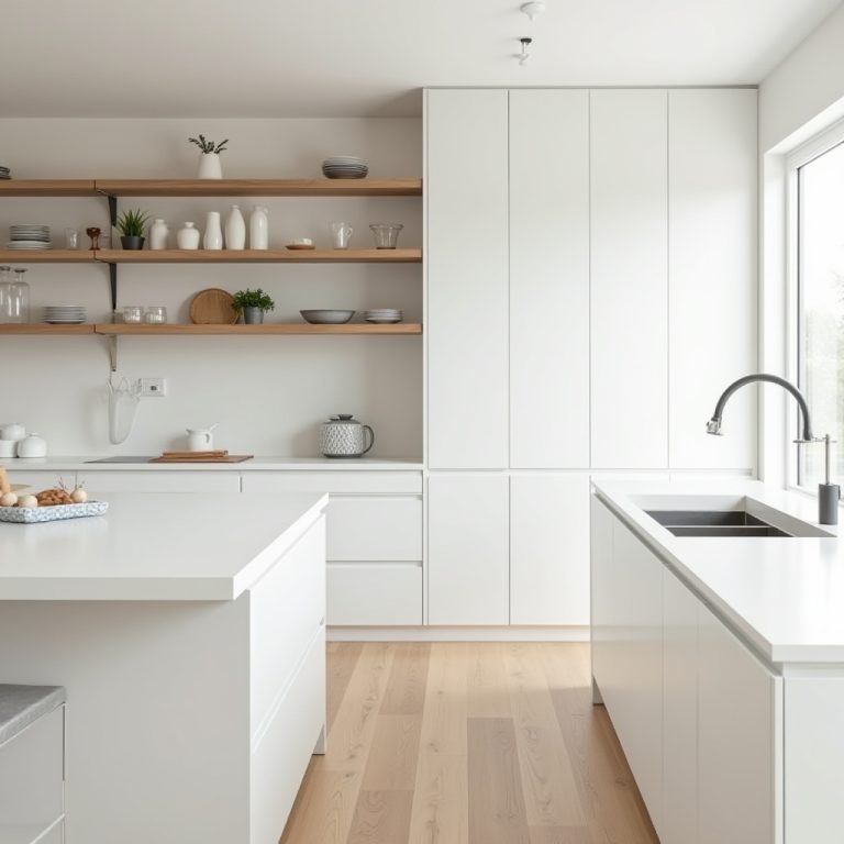 white oak and white kitchen 1