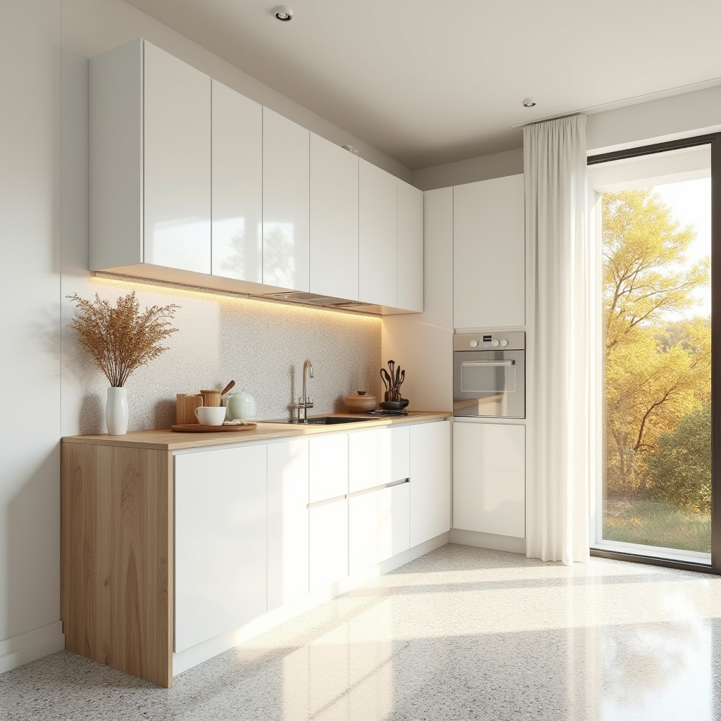 white oak and white kitchen 10