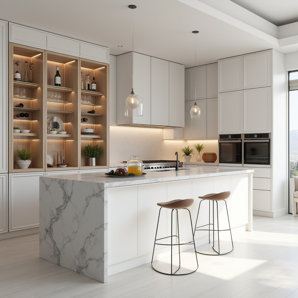 white oak and white kitchen 12