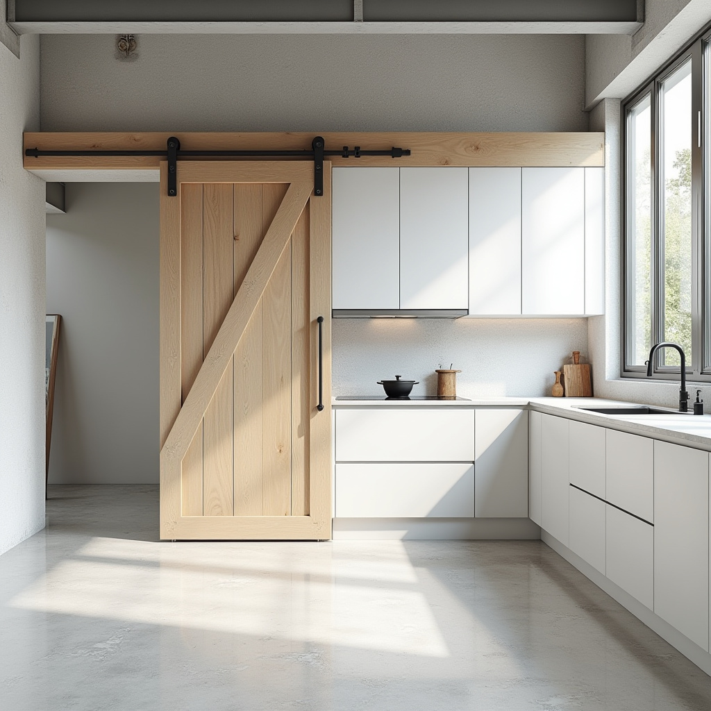 white oak and white kitchen 16