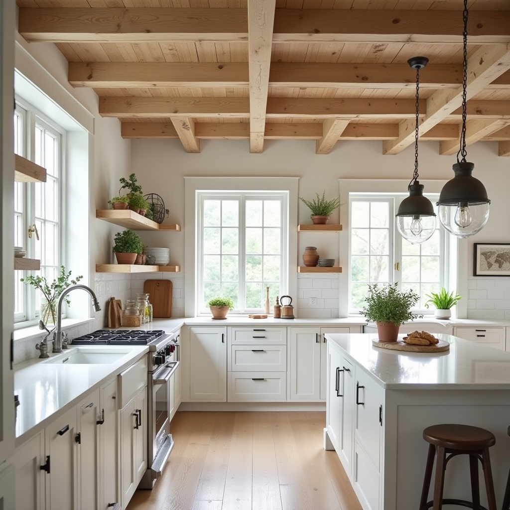 white oak and white kitchen 7